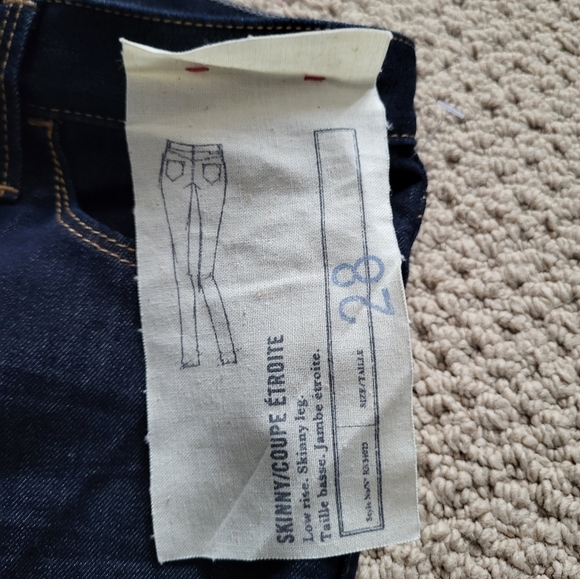 Banana republic skinny low rise jeans - Picture 2 of 4